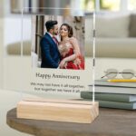 Amazingily Customized Photo and Text Message With Wooden Stand - Image 6