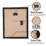 THE GIFTICIAN wood Customized Our Love Story Collage Frame I Personalized Wall-Mounted Black Frame with Names for Couples Anniversary Husband Wife Boyfriend & Girlfriend - 8x10 Inch, Rectangular - Image 3