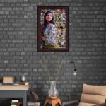 MUSHA Premium Mosaic Photo Wooden Frame - Wall Mount Customizable, 12X18 Inch, 90 Background Photos - Personalized Gift - Image 4