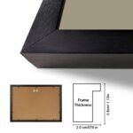 WhatsYourPrint Synthetic Wood Picture Collage Frame For Family & Friends (Size 13X19 Inches, 8 Photos Black Frame), Wall Mount, Rectangular - Image 6