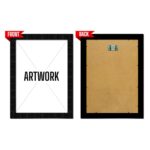 K1Gifts A4 Personalized Photo Collage Frame, Anniversary Photo Collage Gift, Wedding Gift, Gift For Friend, Birthday Gift, Valentine's day, Plastic, Rectangular, Wall Mount, Black, 10.9 Cm - Image 2