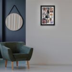 K1Gifts A4 Personalized Photo Collage Frame, Anniversary Photo Collage Gift, Wedding Gift, Gift For Friend, Birthday Gift, Valentine's day, Plastic, Rectangular, Wall Mount, Black, 10.9 Cm - Image 3