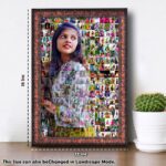 MUSHA Premium Mosaic Photo Wooden Frame - Wall Mount Customizable, 12X18 Inch, 90 Background Photos - Personalized Gift - Image 2